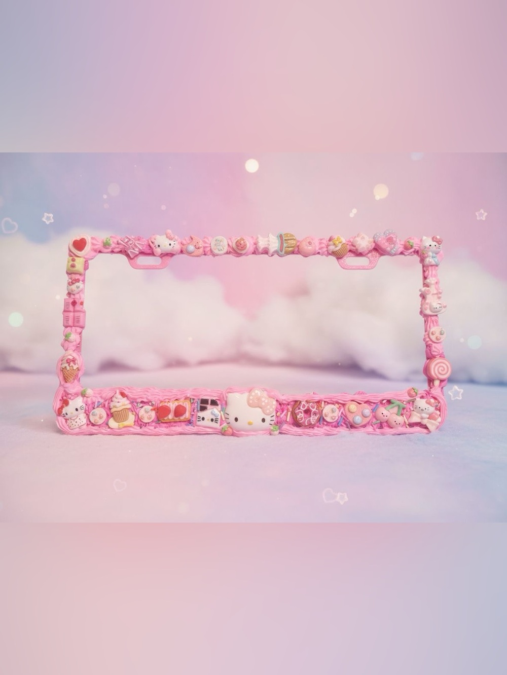 Custom whit me your License Plate Frame Kawaii !!!! - Picture 6 of 7